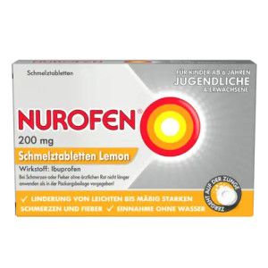 NUROFEN 200 mg Schmelztabletten Lemon