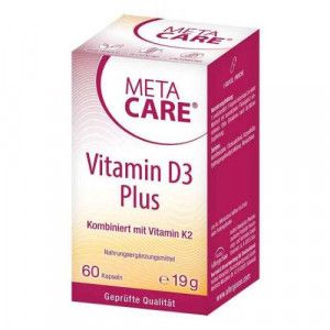 META-CARE Vitamin D3 Plus 10.000 I.E + 80 μg K2